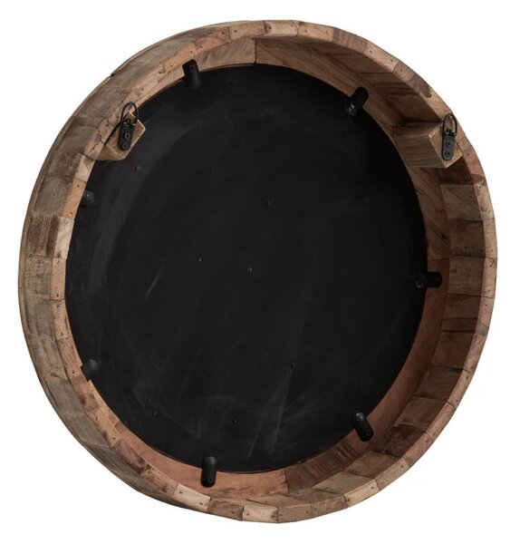 Sob nábytek - Kulaté zrcadlo 60 cm Amazonas recyklované dřevo - F0A2408W