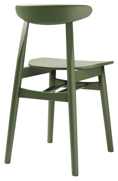 Micadoni Zelená jídelní židle Elie