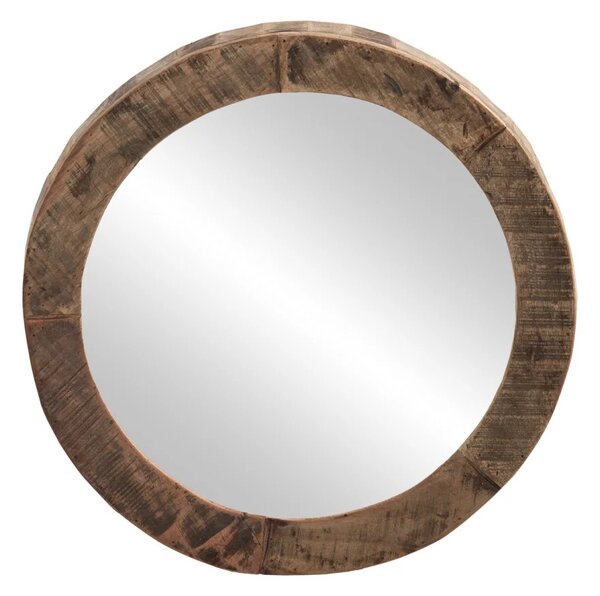 Sob nábytek - Kulaté zrcadlo 60 cm Amazonas recyklované dřevo - F0A2408W
