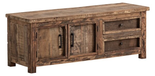 Sob nábytek - Rustikální TV stolek 122 cm Amazonas recyklované dřevo - F0A2407W