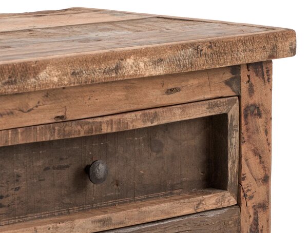 Sob nábytek - Rustikální TV stolek 122 cm Amazonas recyklované dřevo - F0A2407W