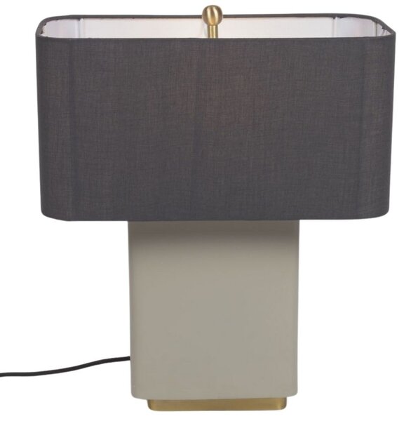 Tmavě šedá stolní lampa LaForma Clelia 45 cm