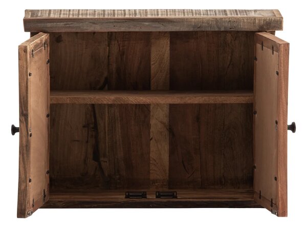 Sob nábytek - Koupelnová zrcadlová skříňka 60x45 Amazonas recyklované dřevo - F0A2413W