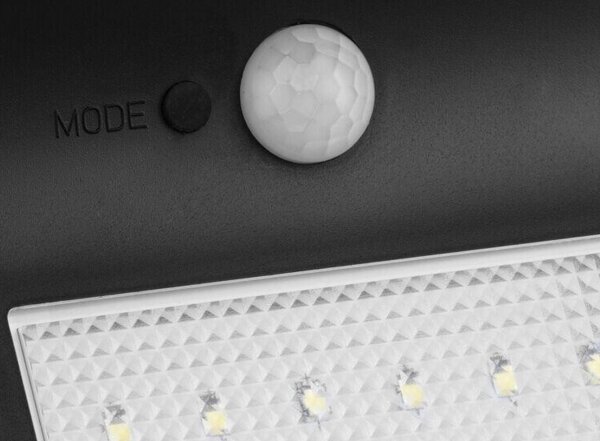 HÖFFTECH - LED Solární nástěnná lampa se senzorem LED/3,7V 2200 mAh IP44