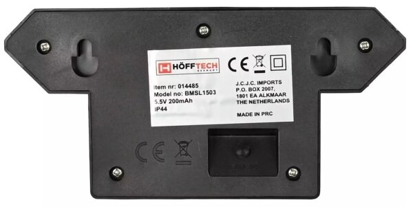 HÖFFTECH - LED Solární nástěnné svítidlo se senzorem LED/5,5V 200 mAh IP44