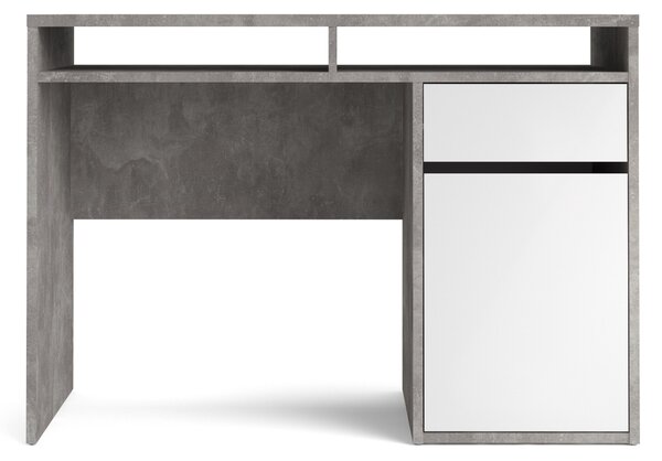 Psací stůl Function Plus 70488 beton/bílý lesk - Tvilum