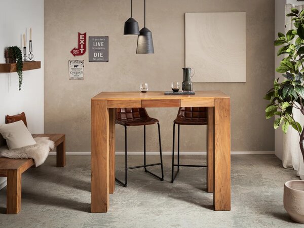 Sob nábytek - Barový jídelní stůl 135x70 Verona akácie - F0A2466W
