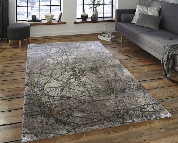 BE Koberec Elite 4355 BEIGE GOLD - béžový obdélníkový Rozměr: 120x180 cm
