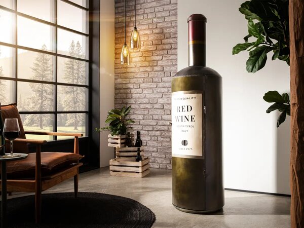 SOB Nábytek - Barová skříňka na alkohol ve tvaru vína Wine - F0A2511W