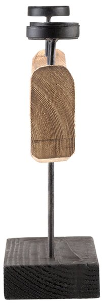 Svícen GUATEMALA Borovicové dřevo 36 cm Hnědá