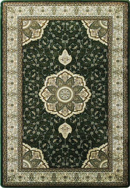 BE Koberec Anatolia 5328 GREEN - zelený obdélníkový Rozměr: 70x100 cm