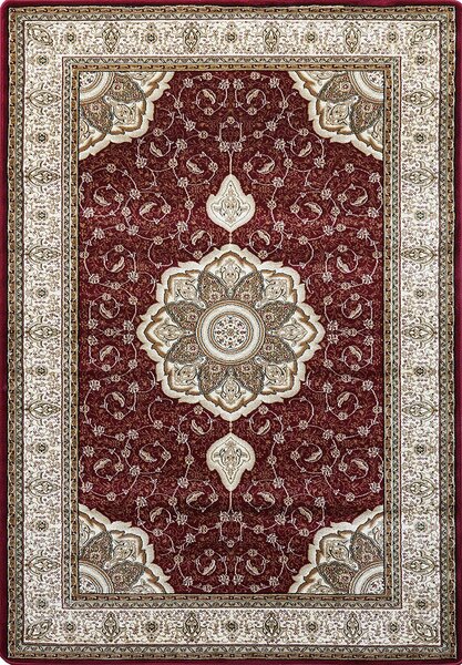 BE Koberec Anatolia 5328 RED - červený obdélníkový Rozměr: 70x100 cm