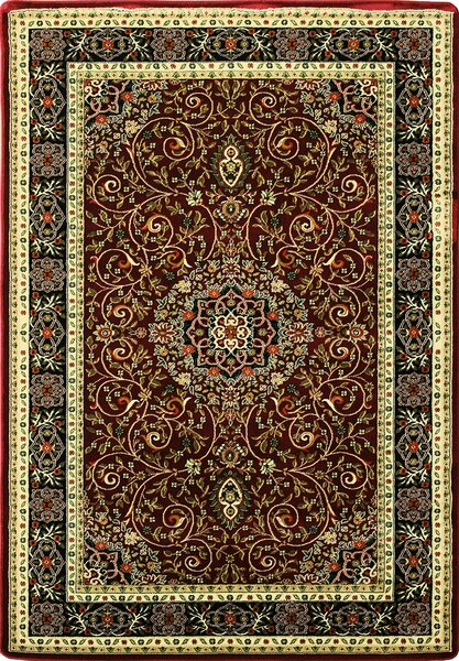 BE Koberec Anatolia 5858 RED - červený obdélníkový Rozměr: 70x100 cm