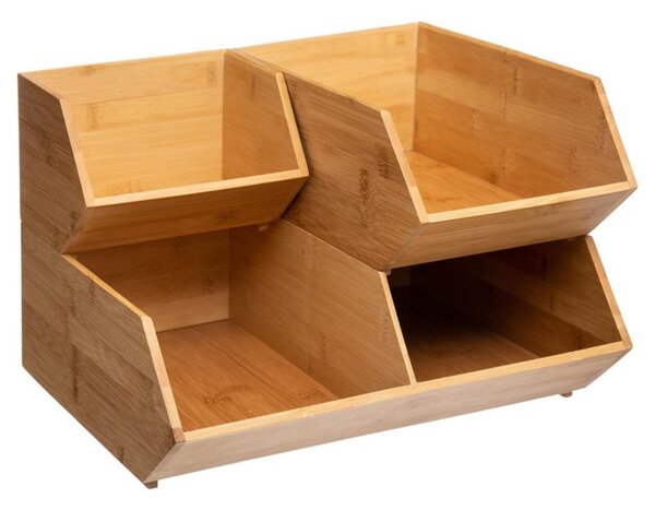 5Five® Bambusový organizér, úložný box, 1komorový, SINGLE CAJA, 31x17x13