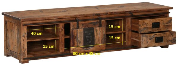 Sob nábytek - Stolek pod TV 200 cm Brand mango - MOSAGK01140