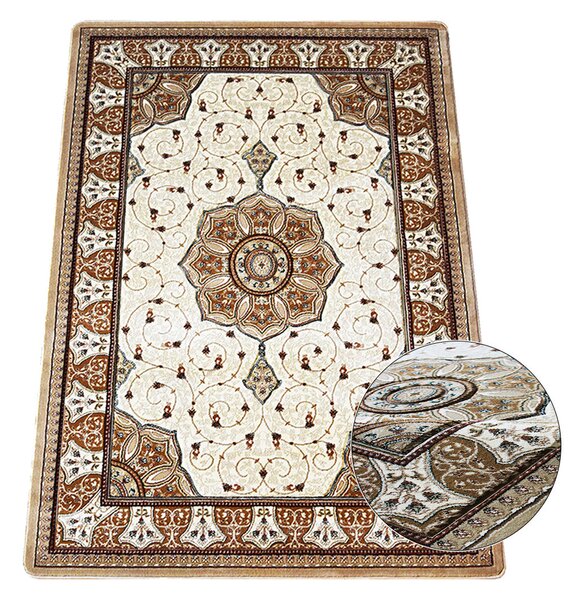 BE Koberec Adora 5792 CREAM - krémový obdélníkový Rozměr: 60x90 cm