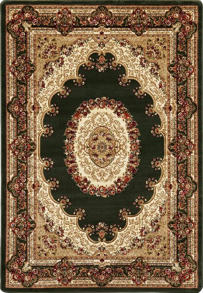 BE Koberec Adora 5547 GREEN - zelený obdélníkový Rozměr: 80x150 cm