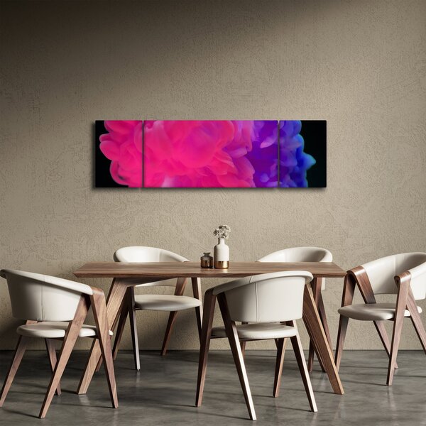 Obraz barevného kouře (170x50 cm)
