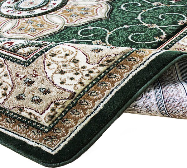 BE Koberec Adora 5792 GREEN - zelený obdélníkový Rozměr: 60x90 cm