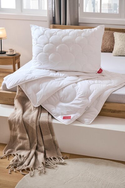 SOUPRAVA PŘIKRÝVKY A POLŠTÁŘE, rouno, 70x90/140x200 cm Hefel Textil - Ložní soupravy