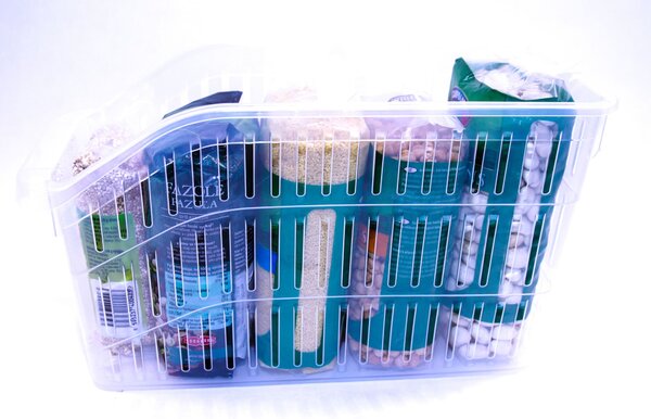 Orion Organizér, košík do lednice i police - ADEL vysoký, transp., 30 x 13 x 17 cm