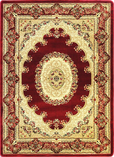 BE Koberec Adora 5547 RED - červený obdélníkový Rozměr: 80x150 cm