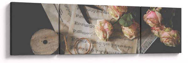 Obraz not a růží (170x50 cm)