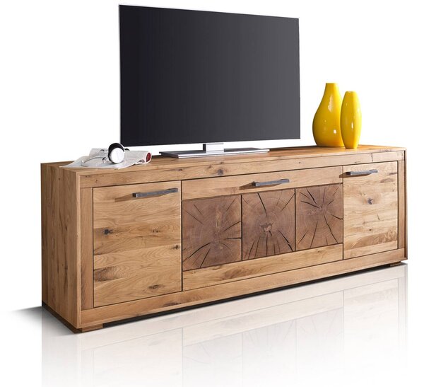 SOB Nábytek - Masivní TV stolek 178 cm Alaska III divoký dub - F01004962G