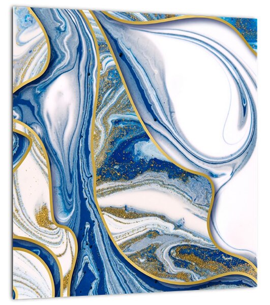 Obraz - Vlny z mramoru (30x30 cm)