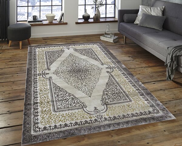 BE Koberec Elite 8755 BEIGE - béžový obdélníkový Rozměr: 140x190 cm