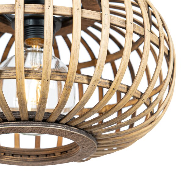 Orientální závěsné svítidlo bambus 32 cm - Amira