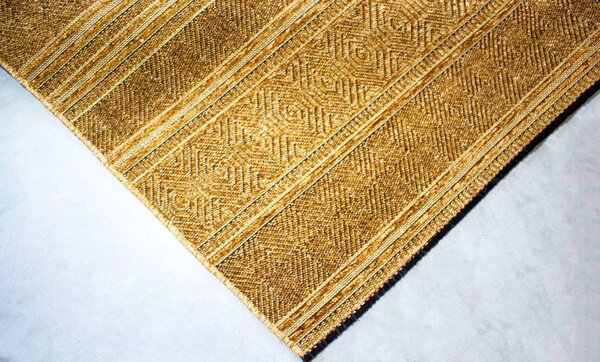BE Koberec Saran G001 YELLOW - žlutý obdélníkový Rozměr: 60x100 cm