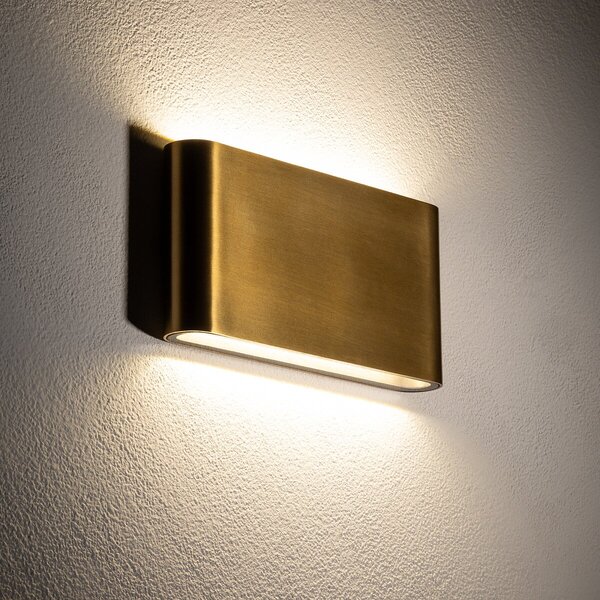 Nowodvorski Lighting Semi nástěnné svítidlo 2x5 W mosaz 11366