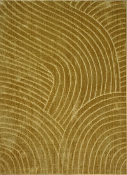 BE Koberec Zen Garden Collection 2402 YELLOW - žlutý obdélníkový Rozměr: 160x220 cm
