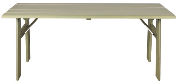 Zuiver Zelený dřevěný zahradní skládací stůl AVENUE 180 x 79 cm
