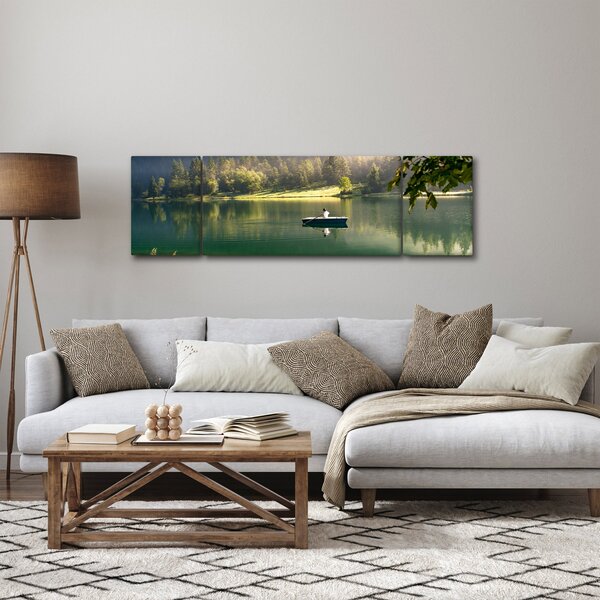 Obraz jezera (170x50 cm)