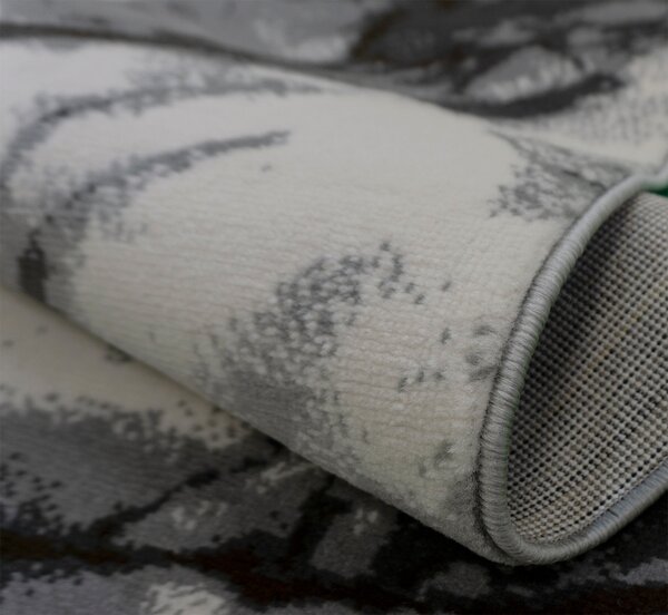 BE Koberec Lotus 9302 GREY - šedý obdélníkový Rozměr: 40x60 cm