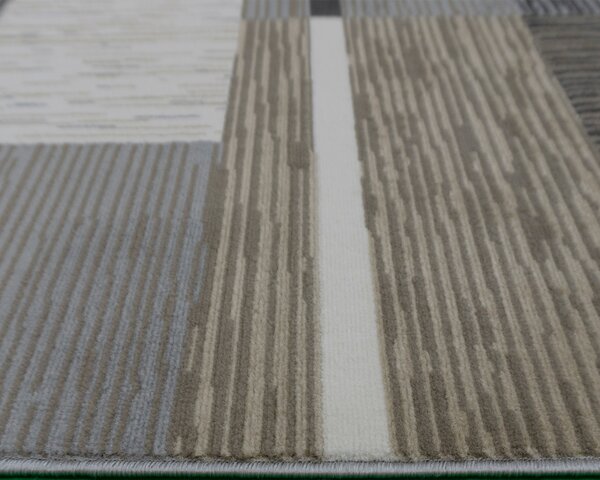 BE Koberec Lotus 9303 BEIGE - béžový šedohnědý obdélníkový Rozměr: 50x80 cm