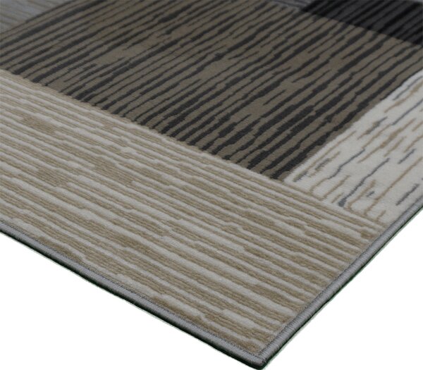 BE Koberec Lotus 9303 BEIGE - béžový šedohnědý obdélníkový Rozměr: 50x80 cm