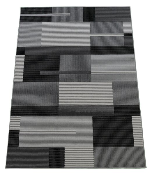 BE Koberec Lotus 9303 GREY - šedý obdélníkový Rozměr: 50x80 cm