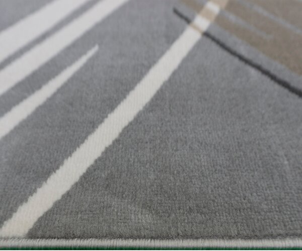 BE Koberec Lotus 9304 GREY - šedý obdélníkový Rozměr: 50x80 cm