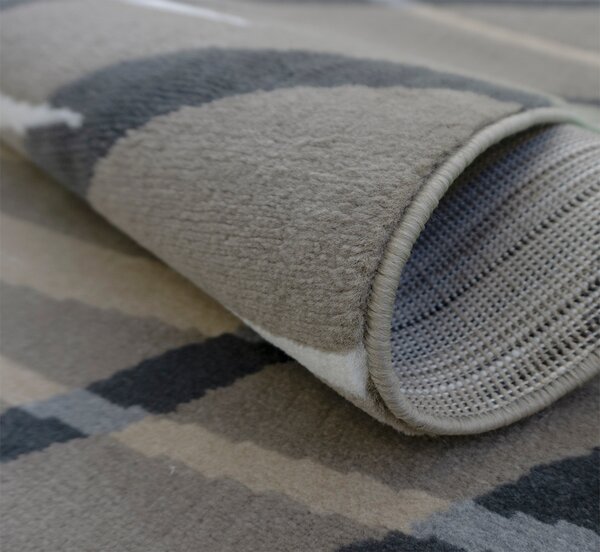BE Koberec Lotus 9304 BEIGE - béžový šedý obdélníkový Rozměr: 50x80 cm