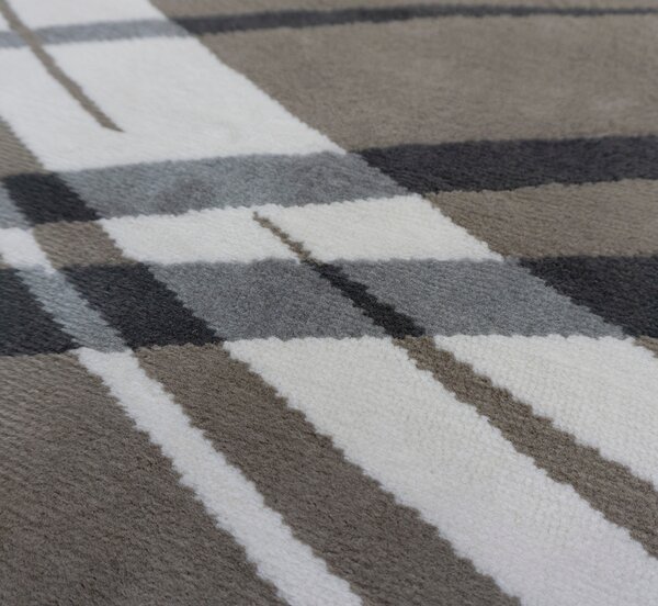 BE Koberec Lotus 9304 BEIGE - béžový šedý obdélníkový Rozměr: 50x80 cm