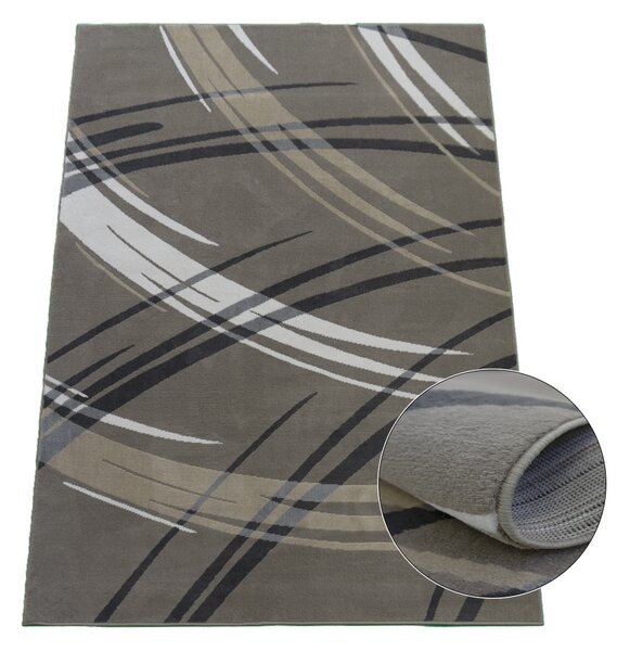BE Koberec Lotus 9304 BEIGE - béžový šedý obdélníkový Rozměr: 50x80 cm