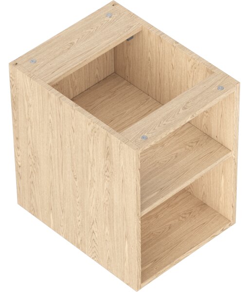 Mexen Box-A, otevřená skříňka s policí 35 cm, dub, 91AX2-0350-470-0-81