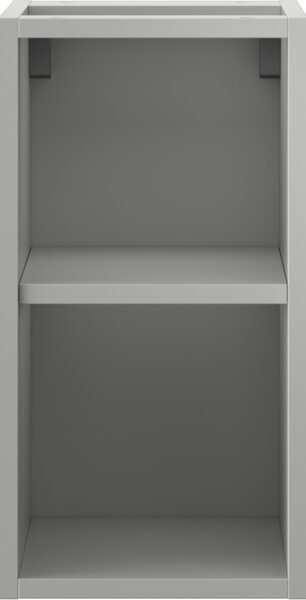 Mexen Box-A, otevřená skříňka s policí 25 cm, šedá matná, 91AX2-0250-470-0-62