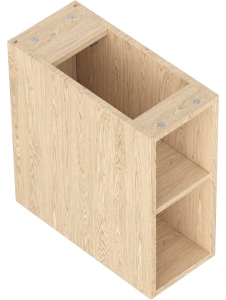 Mexen Box-A, otevřená skříňka s policí 20 cm, dub, 91AX2-0200-470-0-81