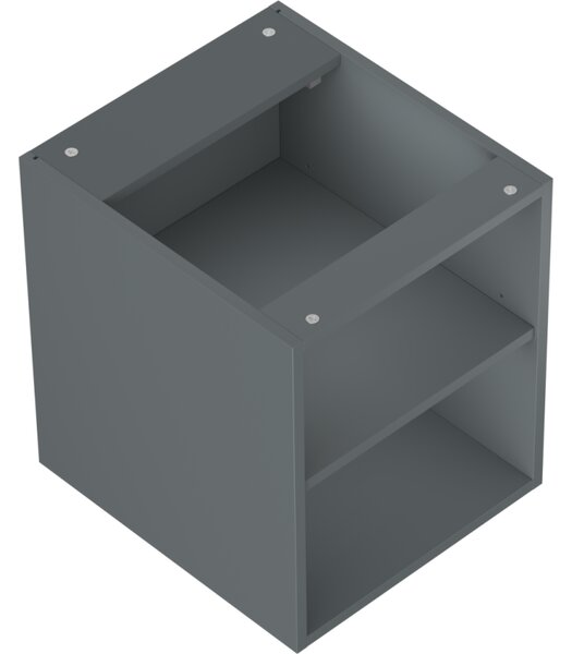 Mexen Box-A, otevřená skříňka s policí 40 cm, grafitová matná, 91AX2-0400-470-0-66