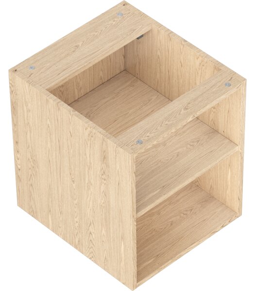 Mexen Box-A, otevřená skříňka s policí 40 cm, dub, 91AX2-0400-470-0-81