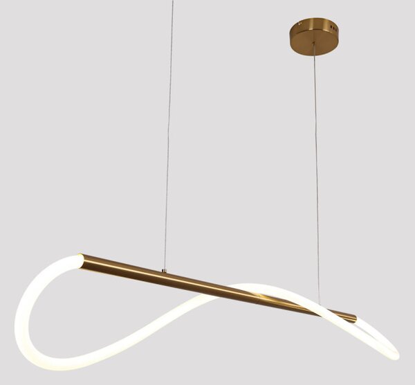 Light Prestige Meleca závěsné svítidlo 1x24 W zlatá LP-2345/1P S GD CCT